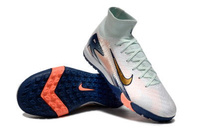 Nike Air Zoom Mercurial Superfly 10 Elite TF Football Shoes - Jade/Gold/Pink