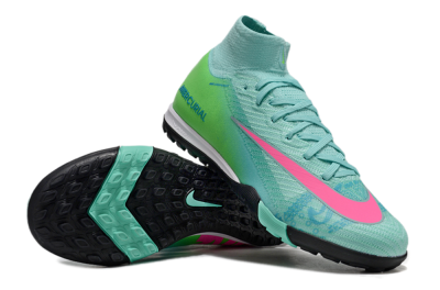 Nike Air Zoom Mercurial Superfly 10 Elite TF Football Shoes - Jade/Pink/Black