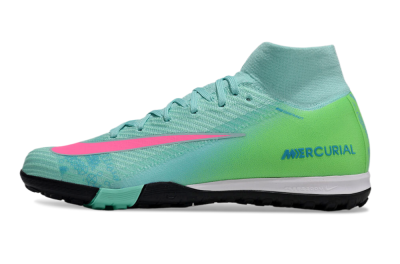 Nike Air Zoom Mercurial Superfly 10 Elite TF Football Shoes - Jade/Pink/Black