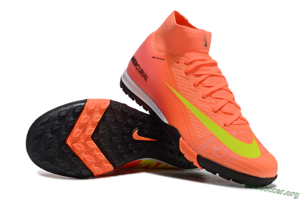 Nike Air Zoom Mercurial Superfly 10 Elite TF Football Shoes - Red/Yellow/White 1