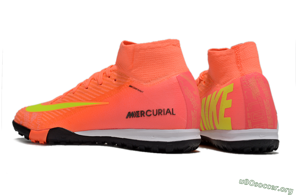 Nike Air Zoom Mercurial Superfly 10 Elite TF Football Shoes - Red/Yellow/White 4