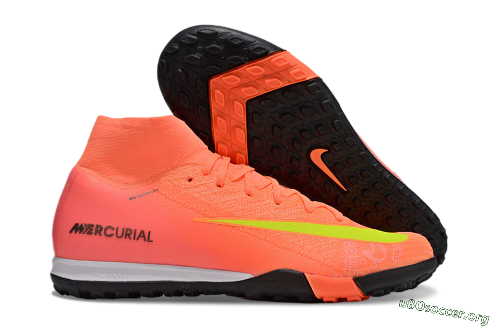 Nike Air Zoom Mercurial Superfly 10 Elite TF Football Shoes - Red/Yellow/White 2