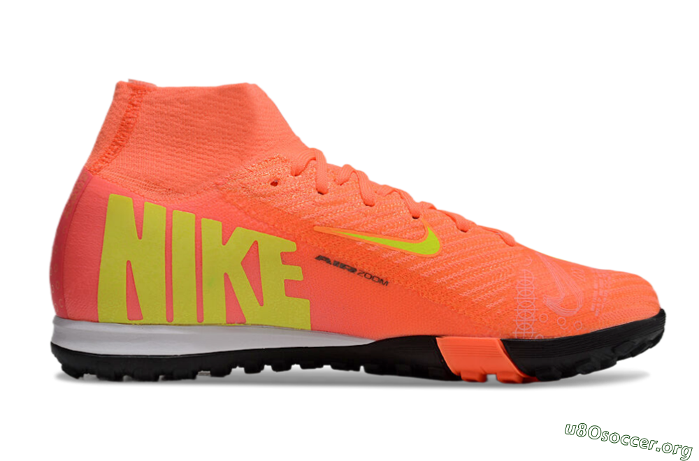 Nike Air Zoom Mercurial Superfly 10 Elite TF Football Shoes - Red/Yellow/White 5