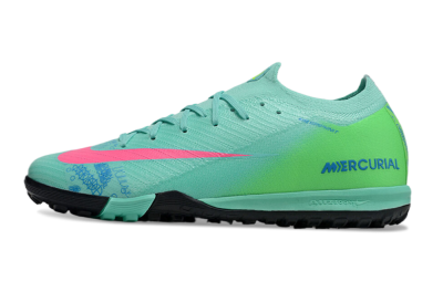 Nike Air Zoom Mercurial Vapor 16 Elite TF Football Shoes - Jade/Pink/Blue