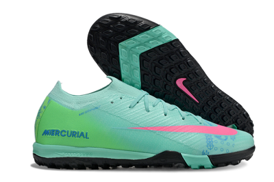 Nike Air Zoom Mercurial Vapor 16 Elite TF Football Shoes - Jade/Pink/Blue