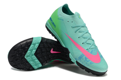 Nike Air Zoom Mercurial Vapor 16 Elite TF Football Shoes - Jade/Pink/Blue