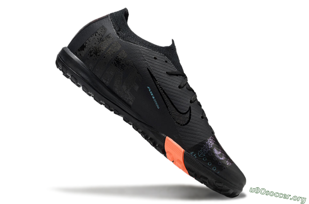 Nike Air Zoom Mercurial Vapor 16 Elite TF Football Shoes - Black/Red 4