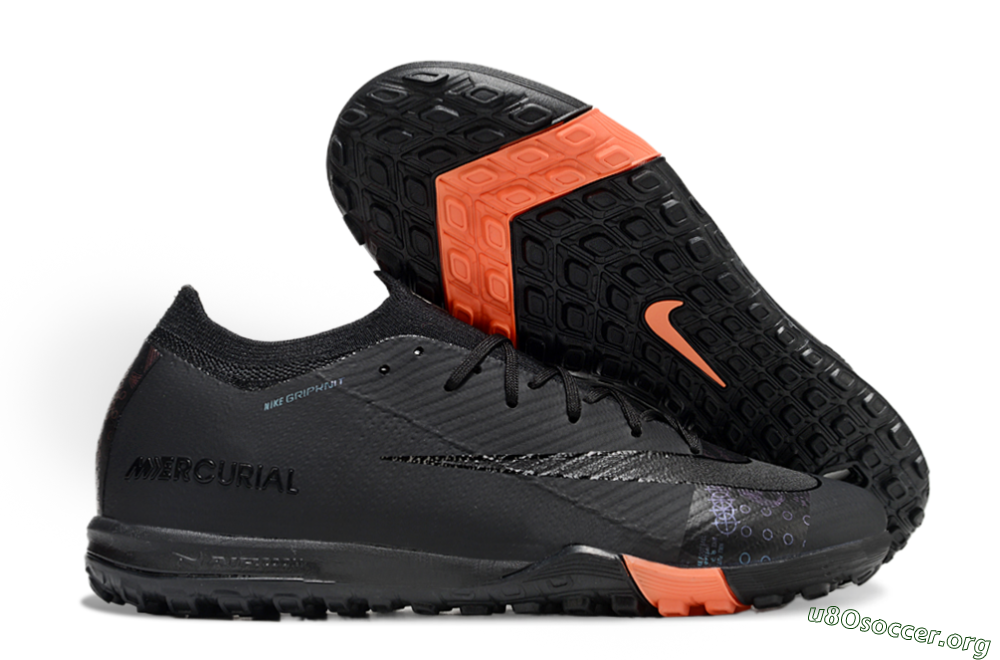 Nike Air Zoom Mercurial Vapor 16 Elite TF Football Shoes - Black/Red 2