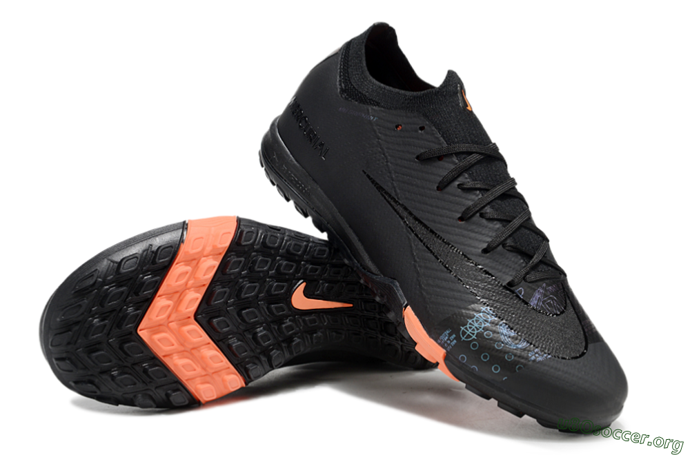 Nike Air Zoom Mercurial Vapor 16 Elite TF Football Shoes - Black/Red 0