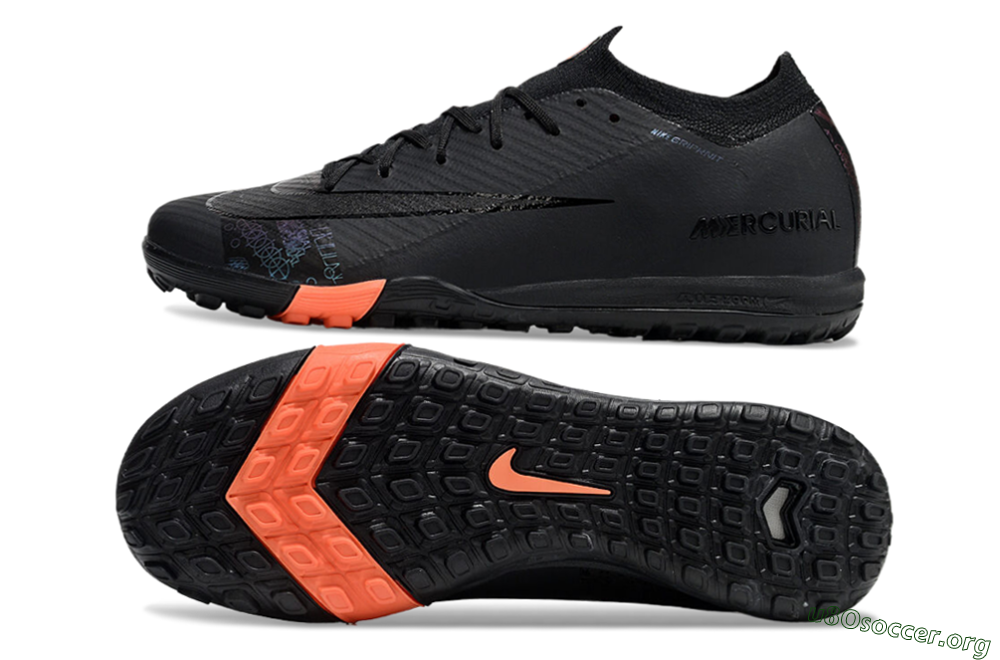 Nike Air Zoom Mercurial Vapor 16 Elite TF Football Shoes - Black/Red 1