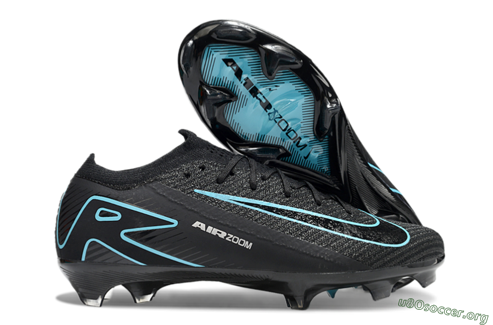Nike Air Zoom Mercurial Vapor 16 Elite FG Football Boots - Black/Jade/White 2