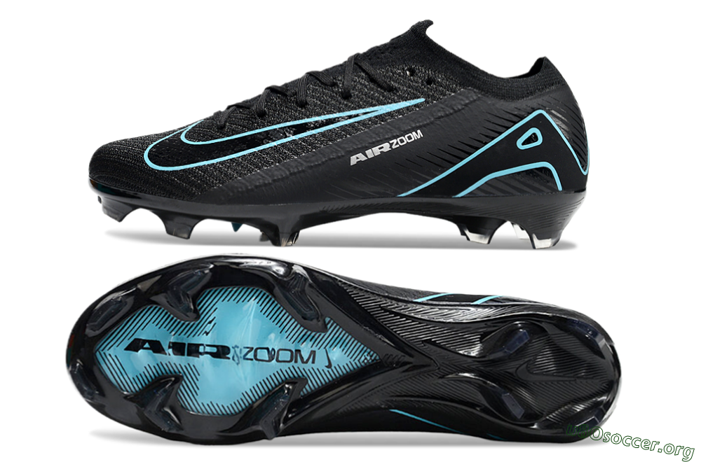 Nike Air Zoom Mercurial Vapor 16 Elite FG Football Boots - Black/Jade/White 1