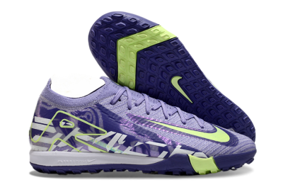 Nike Air Zoom Mercurial Vapor 16 Elite TF Football Shoes - Purple/Yellow/White