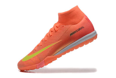 Nike Air Zoom Mercurial Superfly 10 Elite TF Football Shoes - Red/Yellow/White