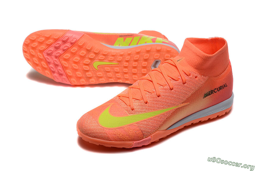 Nike Air Zoom Mercurial Superfly 10 Elite TF Football Shoes - Red/Yellow/White 0