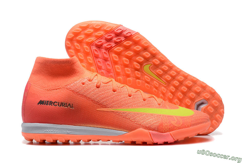 Nike Air Zoom Mercurial Superfly 10 Elite TF Football Shoes - Red/Yellow/White 2