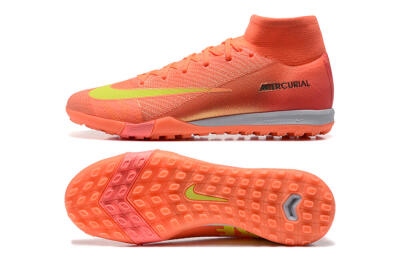 Nike Air Zoom Mercurial Superfly 10 Elite TF Football Shoes - Red/Yellow/White