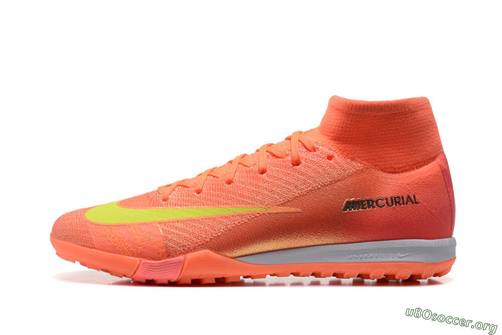 Nike Air Zoom Mercurial Superfly 10 Elite TF Football Shoes - Red/Yellow/White 3