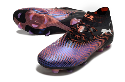 Puma Future 8 Ultimate FG Football Boots - Black/Purple/Red