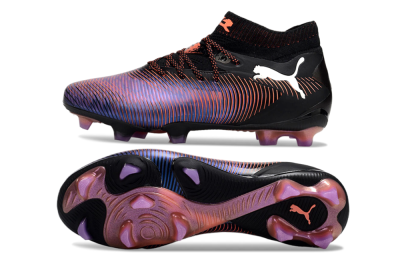 Puma Future 8 Ultimate FG Football Boots - Black/Purple/Red