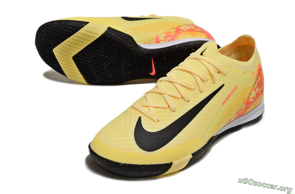 Nike Air Zoom Mercurial Vapor 16 Elite IC Football Shoes - Yellow/Black/Red 0