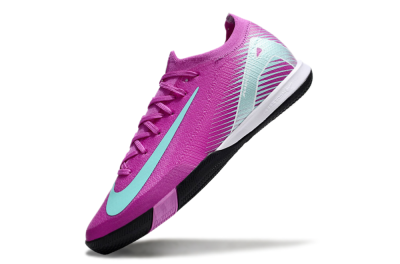 Nike Air Zoom Mercurial Vapor 16 Elite IC Football Shoes - Purple/Jade/White