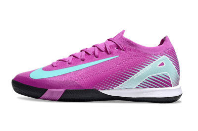 Nike Air Zoom Mercurial Vapor 16 Elite IC Football Shoes - Purple/Jade/White