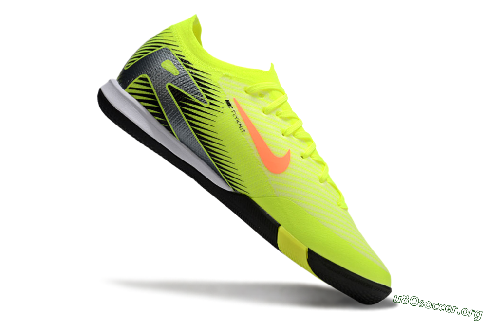 Nike Air Zoom Mercurial Vapor 16 Elite IC Football Shoes - Yellow/Orange/Silver 4