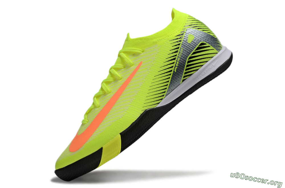 Nike Air Zoom Mercurial Vapor 16 Elite IC Football Shoes - Yellow/Orange/Silver 5