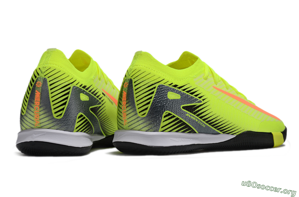 Nike Air Zoom Mercurial Vapor 16 Elite IC Football Shoes - Yellow/Orange/Silver 6