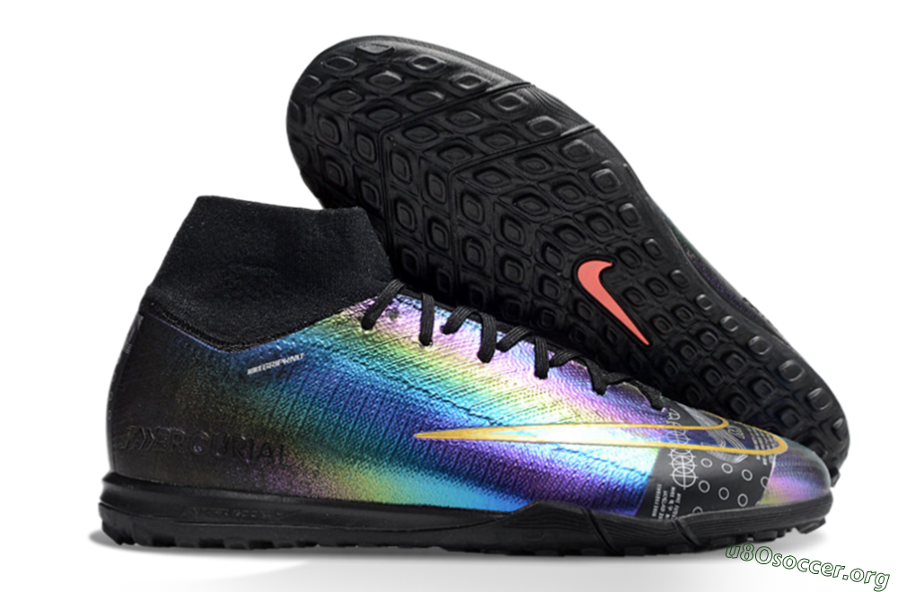 Nike Air Zoom Mercurial Superfly 10 Elite TF Football Shoes - LaserYellow/Black 2