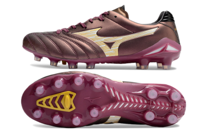 Mizuno Morelia Neo 4 FG Football Boots - Red/White/Gold