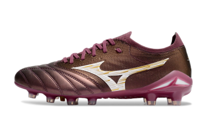 Mizuno Morelia Neo 4 FG Football Boots - Red/White/Gold