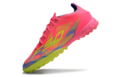 Adidas F50 Pro TF Football Shoes - Pink/Blue/Yellow
