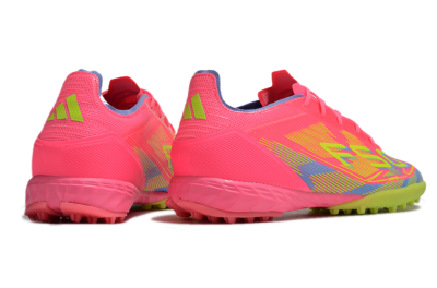 Adidas F50 Pro TF Football Shoes - Pink/Blue/Yellow