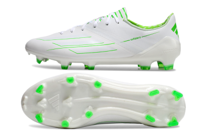 Adidas F50 Adizero FG Football Boots - White/Green