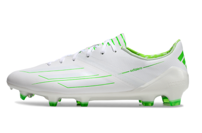 Adidas F50 Adizero FG Football Boots - White/Green