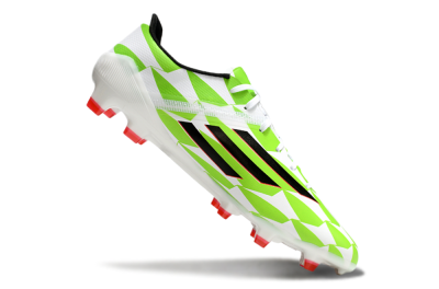 Adidas F50 Adizero Elite FG Football Boots - White/Black/Green/Pink