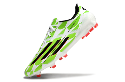 Adidas F50 Adizero Elite FG Football Boots - White/Black/Green/Pink