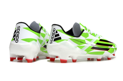 Adidas F50 Adizero Elite FG Football Boots - White/Black/Green/Pink