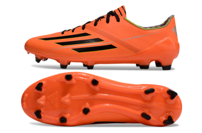 Adidas F50 Adizero FG Football Boots - Red/Black/Yellow