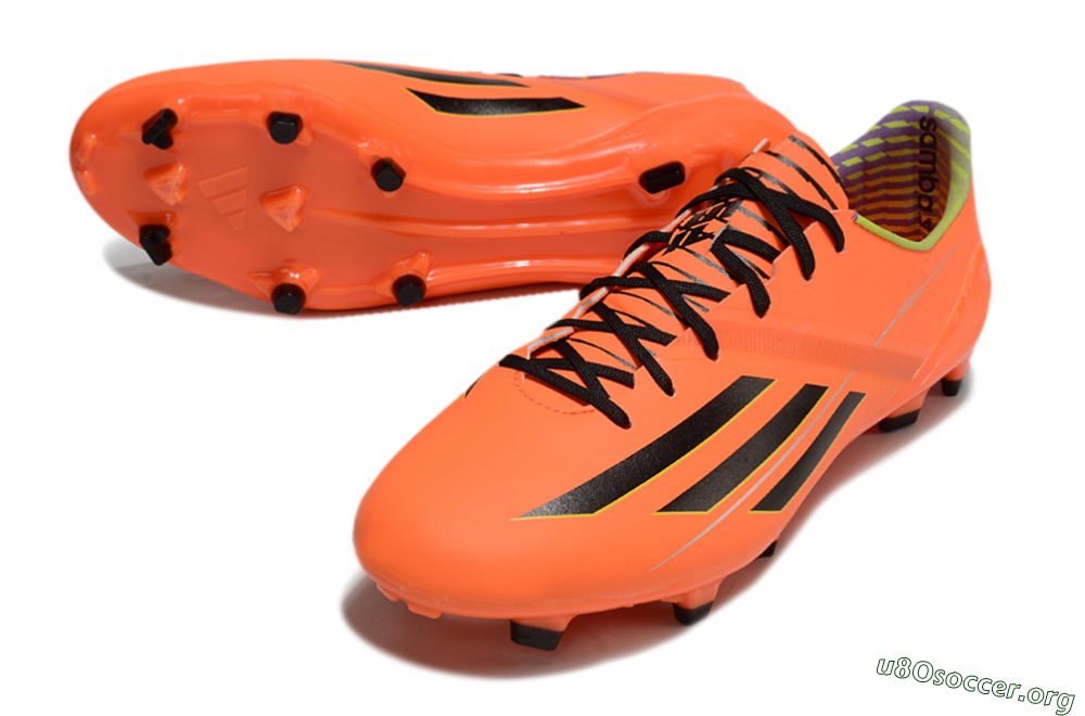 Adidas F50 Adizero FG Football Boots - Red/Black/Yellow 0