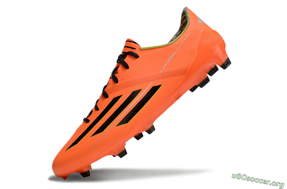 Adidas F50 Adizero FG Football Boots - Red/Black/Yellow 5