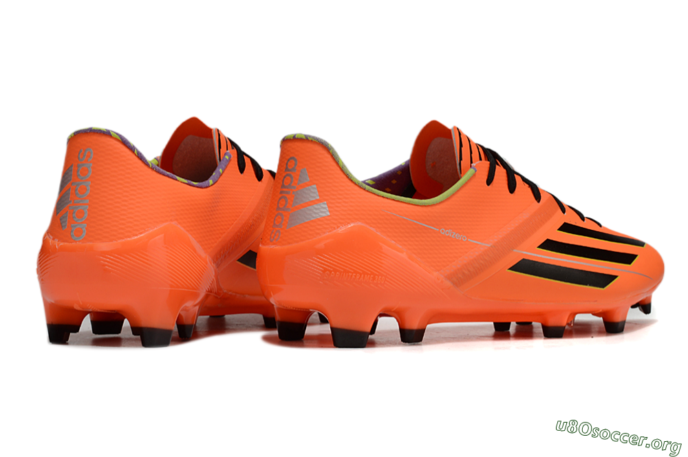Adidas F50 Adizero FG Football Boots - Red/Black/Yellow 6