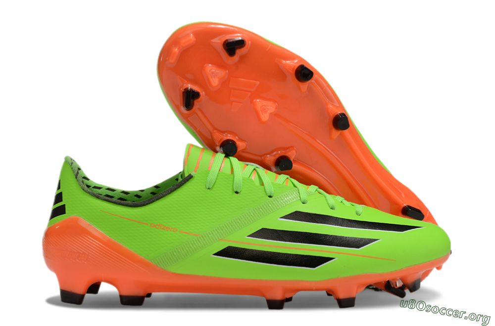 Adidas F50 Adizero FG Football Boots - Yellow/Black/Red 2