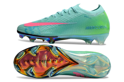 Nike Air Zoom Mercurial Vapor 16 Elite FG Football Boots - Jade/Pink/Yellow