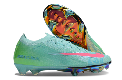 Nike Air Zoom Mercurial Vapor 16 Elite FG Football Boots - Jade/Pink/Yellow