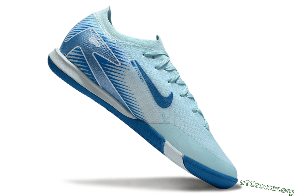 Nike Air Zoom Mercurial Vapor 16 Elite IC Football Shoes - Jade/Blue/White 4