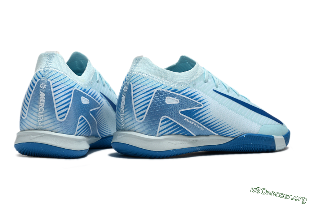 Nike Air Zoom Mercurial Vapor 16 Elite IC Football Shoes - Jade/Blue/White 6
