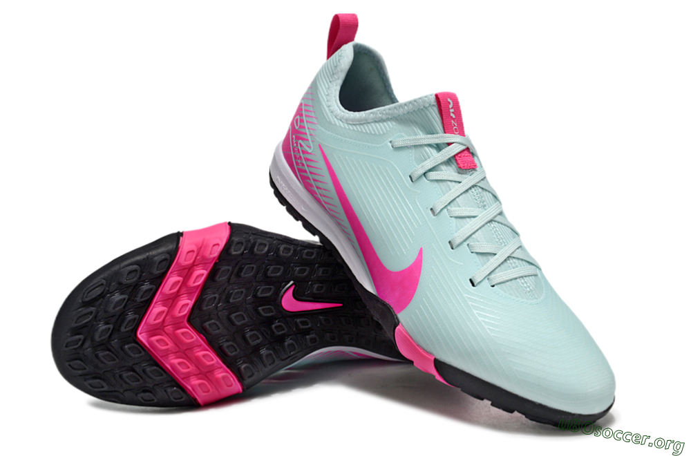Nike Air Zoom Mercurial Vapor 16 Pro TF Football Shoes - Jade/Pink/White 4